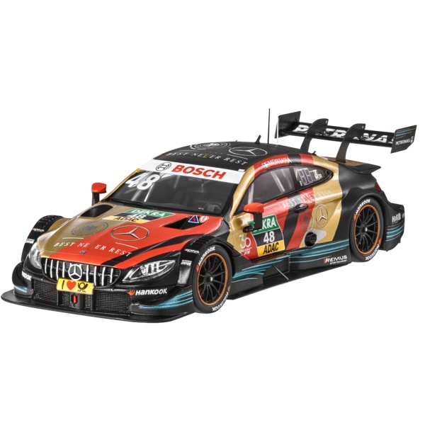 Macheta Oe Mercedes-Benz Amg Motorsport Edoardo Mortara Sezonul 2018 Silver Arrow 1:43 Negru B66960479